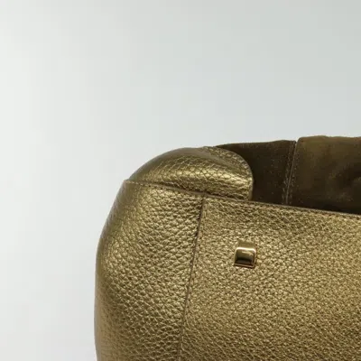 Pre-owned Cartier La Dona Gold Leather Shoulder Bag ()