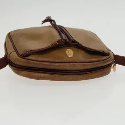 Pre-owned Cartier Must Line Brown Leather Shoulder Bag ()