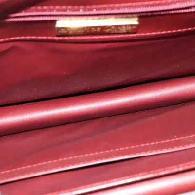 Pre-owned Cartier Must Line Burgundy Leather Shoulder Bag ()