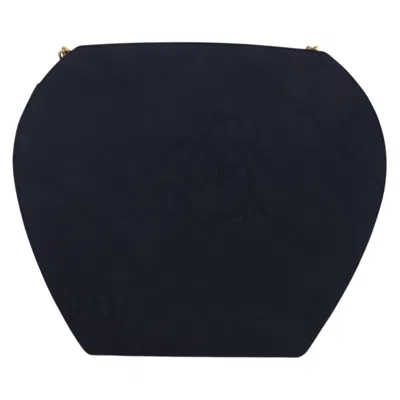 Pre-owned Cartier Navy Cotton Shoulder Bag () In Blue