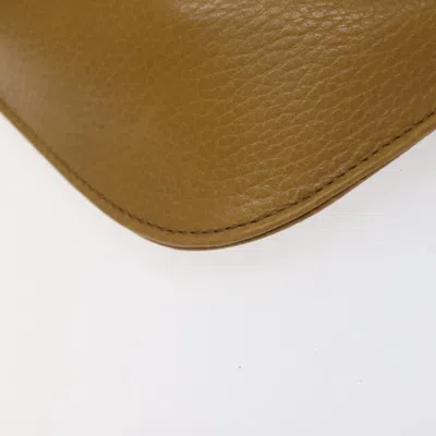 Pre-owned Cartier Yellow Leather Clutch Bag ()
