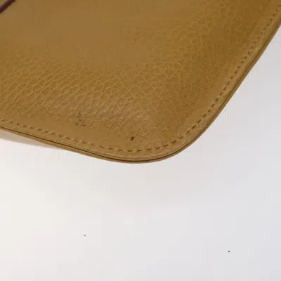 Pre-owned Cartier Yellow Leather Clutch Bag ()