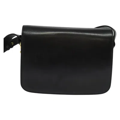 Pre-owned Celine Céline - Black Leather Shoulder Bag ()