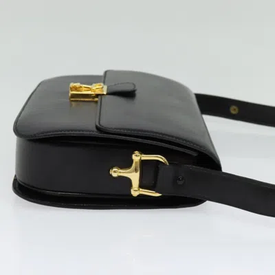 Pre-owned Celine Céline - Black Leather Shoulder Bag ()