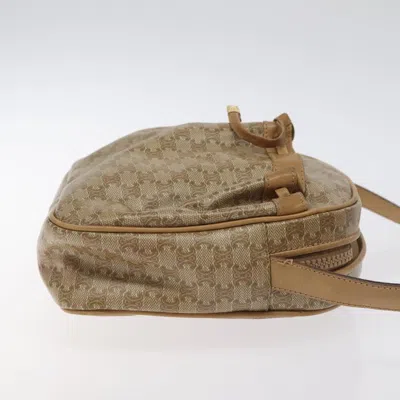 Pre-owned Celine Céline Beige Canvas Shoulder Bag () In Sand