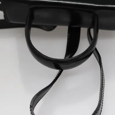 Pre-owned Celine Céline Black Patent Leather Backpack Bag ()