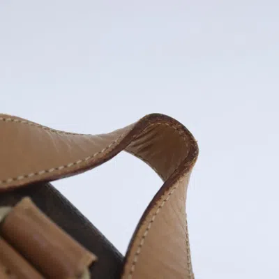 Pre-owned Celine Céline Brown Canvas Backpack Bag ()