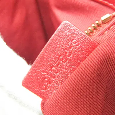 Pre-owned Celine Céline C Charm Red Leather Shoulder Bag ()
