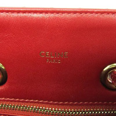 Pre-owned Celine Céline C Charm Red Leather Shoulder Bag ()