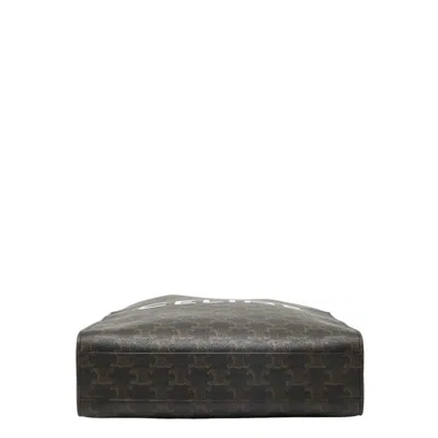 Pre-owned Celine Cabas Brown Pvc Leather Shoulder Bag Tote Bag ()