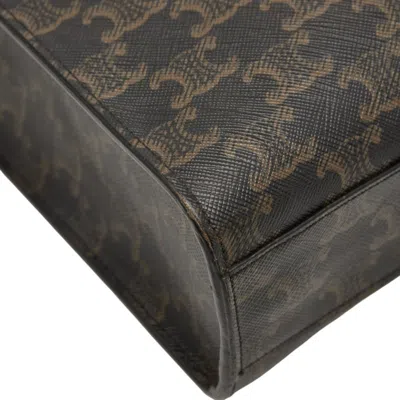 Pre-owned Celine Cabas Brown Pvc Leather Shoulder Bag Tote Bag ()