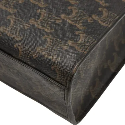 Pre-owned Celine Cabas Brown Pvc Leather Shoulder Bag Tote Bag ()