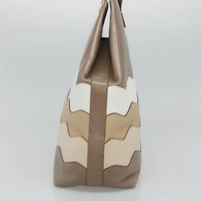 Pre-owned Celine Céline Logo Du Cercle Multicolour Leather Shoulder Bag ()