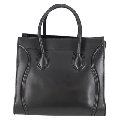 Pre-owned Celine Céline Luggage Phantom Black Leather Tote Bag ()