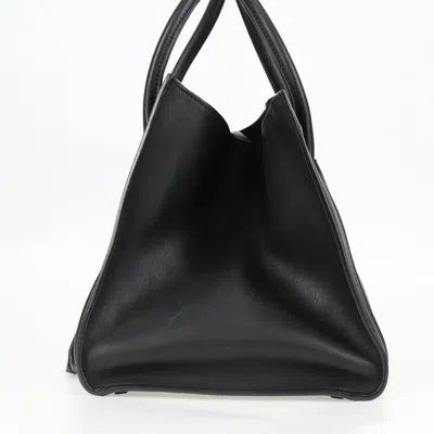 Pre-owned Celine Céline Luggage Phantom Black Leather Tote Bag ()