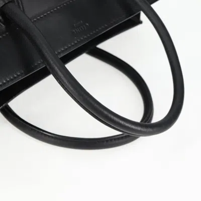 Pre-owned Celine Céline Luggage Phantom Black Leather Tote Bag ()