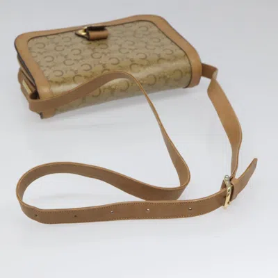 Pre-owned Celine Céline Macadam Beige Canvas Shoulder Bag () In Sand
