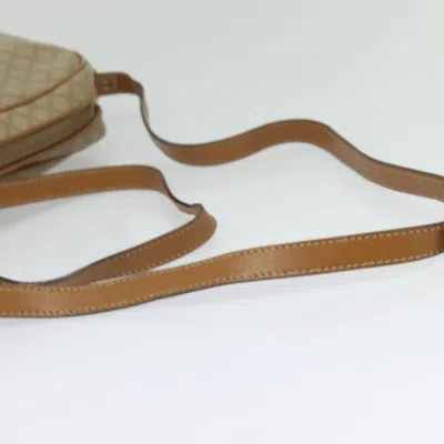 Pre-owned Celine Céline Macadam Beige Canvas Shoulder Bag () In Sand