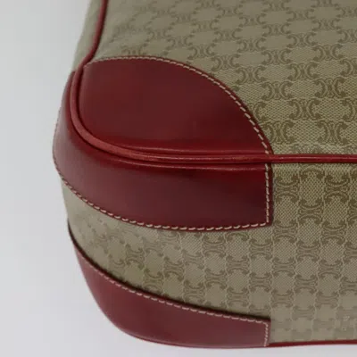 Pre-owned Celine Céline Macadam Beige Canvas Shoulder Bag () In Sand