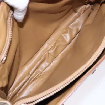 Pre-owned Celine Céline Macadam Beige Canvas Shoulder Bag () In Sand