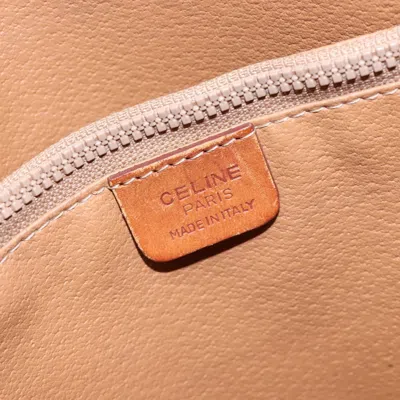 Pre-owned Celine Céline Macadam Beige Canvas Tote Bag () In Sand