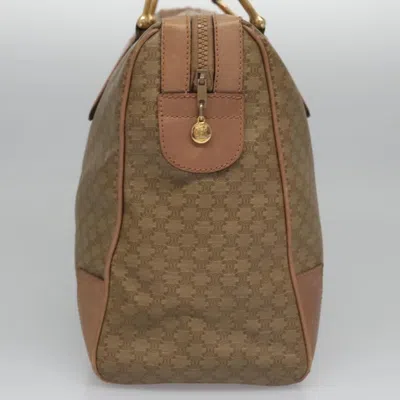Pre-owned Celine Céline Macadam Beige Canvas Travel Bag () In Sand