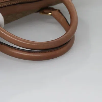 Pre-owned Celine Céline Macadam Beige Canvas Travel Bag () In Sand