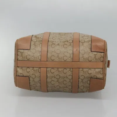 Pre-owned Celine Céline Macadam Beige Canvas Travel Bag () In Sand
