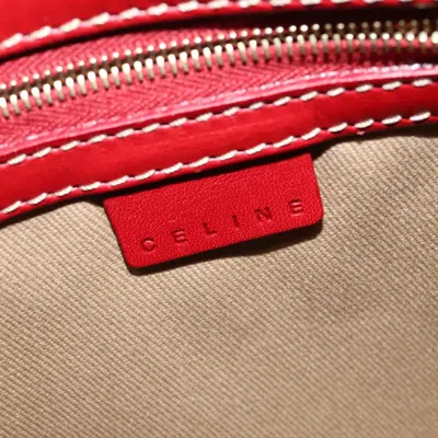 Pre-owned Celine Céline Macadam Beige Canvas, Leather Shoulder Bag () In Sand