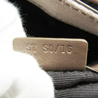 Pre-owned Celine Céline Macadam Beige Leather Shopper Bag () In Sand