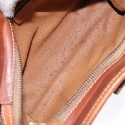 Pre-owned Celine Céline Macadam Beige, Brown Canvas Shoulder Bag () In Multi