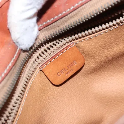Pre-owned Celine Céline Macadam Beige, Brown Canvas Shoulder Bag () In Multi