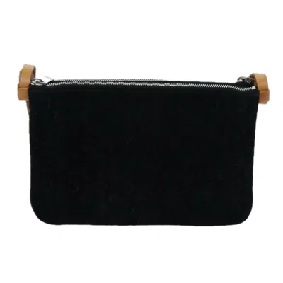 Pre-owned Celine Céline Macadam Black Canvas Shoulder Bag ()