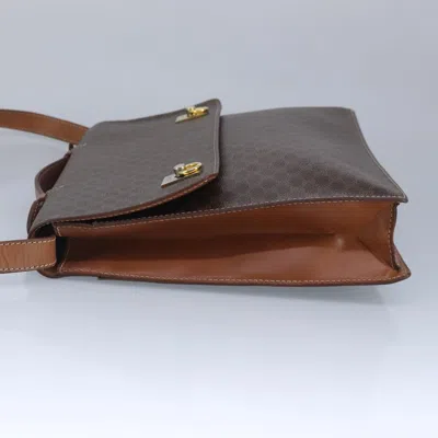 Pre-owned Celine Céline Macadam Brown Canvas Briefcase Bag ()