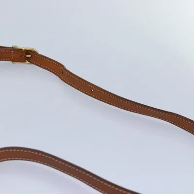 Pre-owned Celine Céline Macadam Brown Canvas Shoulder Bag ()