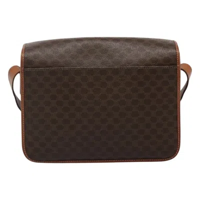 Pre-owned Celine Céline Macadam Brown Canvas Shoulder Bag ()