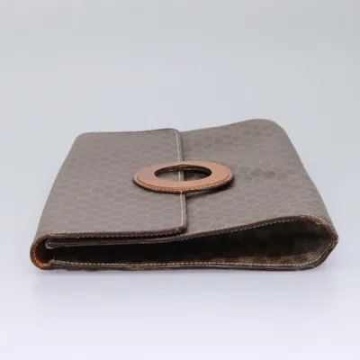 Pre-owned Celine Céline Macadam Brown Canvas Shoulder Bag ()