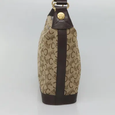 Pre-owned Celine Céline Macadam Brown Canvas Shoulder Bag ()