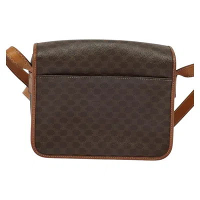 Pre-owned Celine Céline Macadam Brown Canvas Shoulder Bag ()