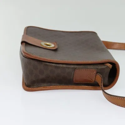 Pre-owned Celine Céline Macadam Brown Canvas Shoulder Bag ()