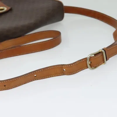 Pre-owned Celine Céline Macadam Brown Canvas Shoulder Bag ()