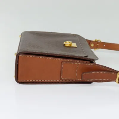 Pre-owned Celine Céline Macadam Brown Canvas Shoulder Bag ()
