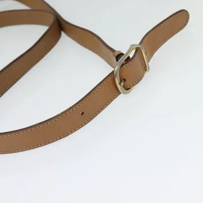 Pre-owned Celine Céline Macadam Brown Canvas Shoulder Bag ()