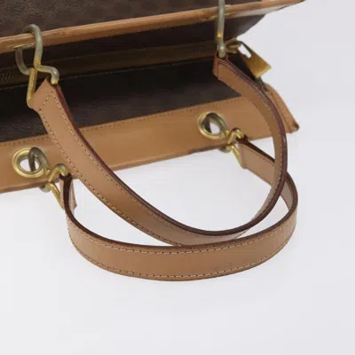 Pre-owned Celine Céline Macadam Brown Canvas Tote Bag ()