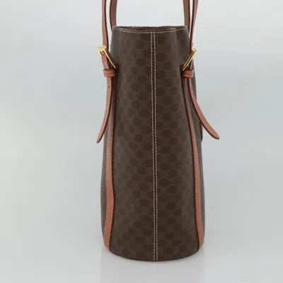 Pre-owned Celine Céline Macadam Brown Canvas Tote Bag ()