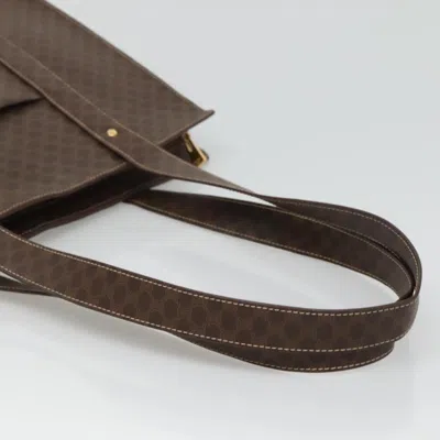 Pre-owned Celine Céline Macadam Brown Canvas Tote Bag ()