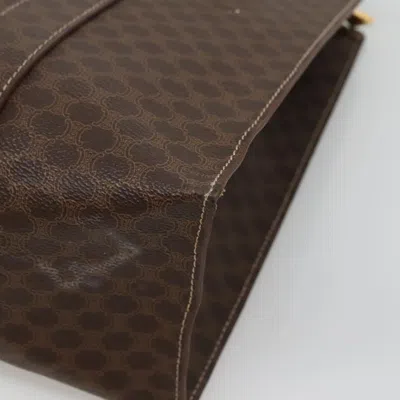 Pre-owned Celine Céline Macadam Brown Canvas Tote Bag ()