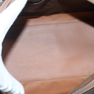 Pre-owned Celine Céline Macadam Brown Canvas Tote Bag ()