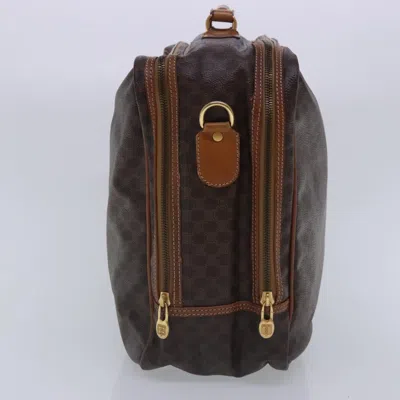 Pre-owned Celine Céline Macadam Brown Canvas Travel Bag ()