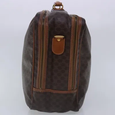 Pre-owned Celine Céline Macadam Brown Canvas Travel Bag ()